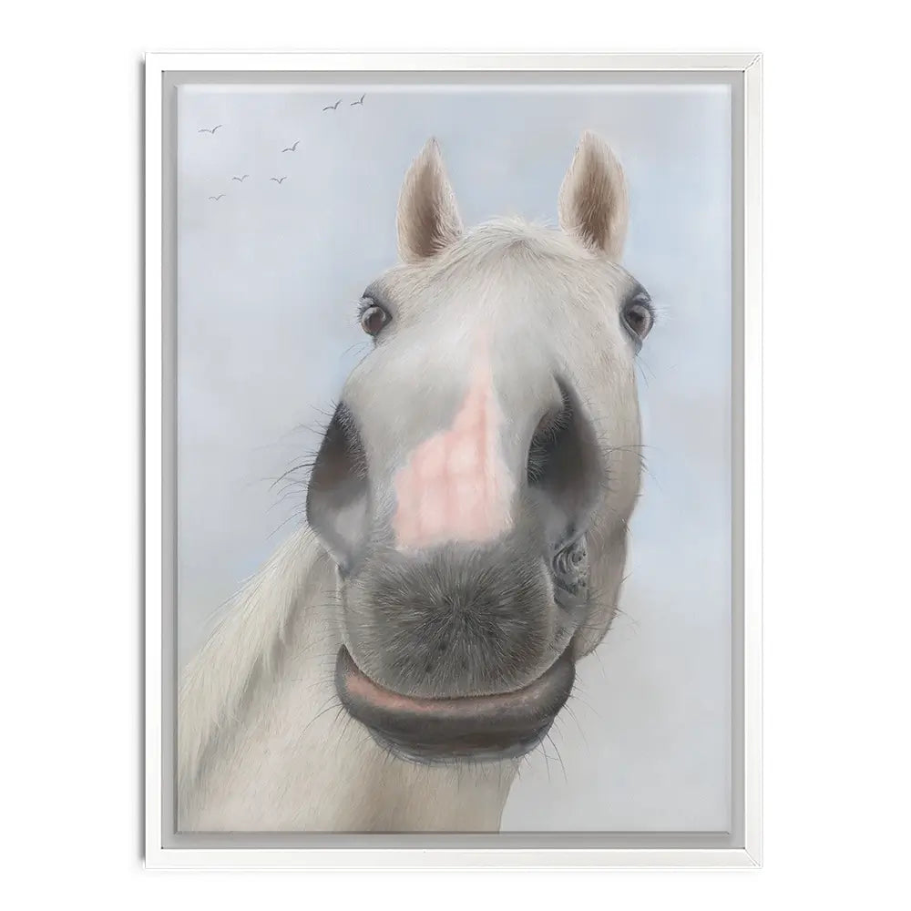 Racehorse Desert Orchid Canvas Print Racehorse Desert Orchid Canvas Print wall art product Georgie Turner
