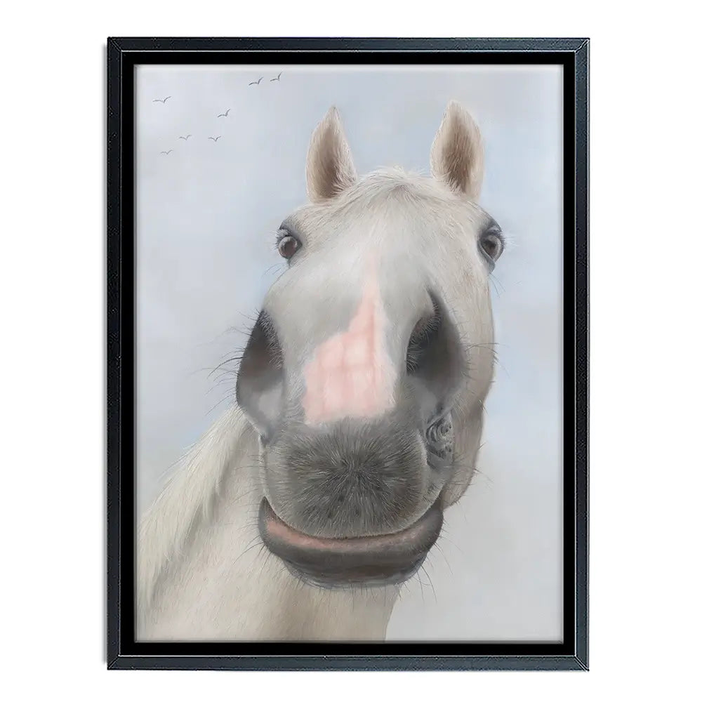 Racehorse Desert Orchid Canvas Print Racehorse Desert Orchid Canvas Print wall art product Georgie Turner