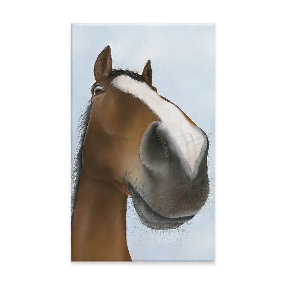Racehorse Kauto Star Canvas Print Racehorse Kauto Star Canvas Print wall art product Georgie Turner