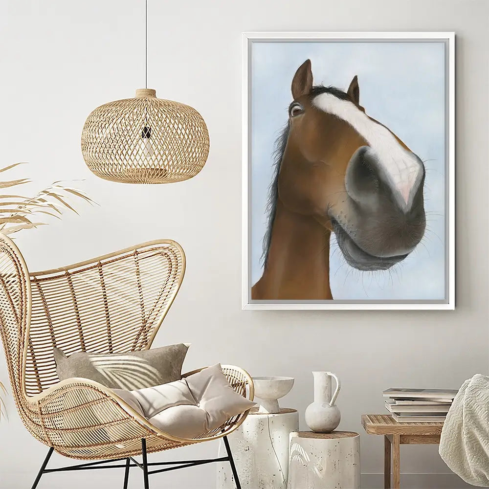 Racehorse Kauto Star Canvas Print Racehorse Kauto Star Canvas Print wall art product Georgie Turner