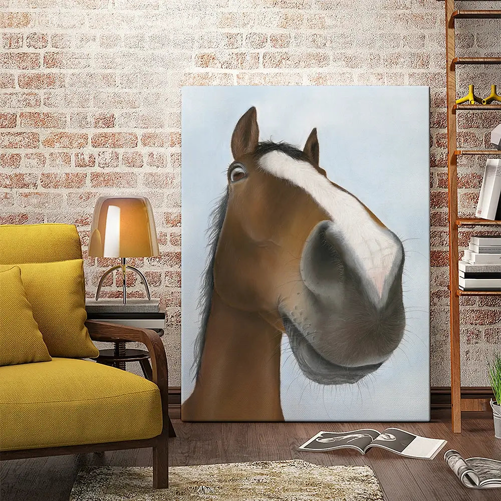 Racehorse Kauto Star Canvas Print Racehorse Kauto Star Canvas Print wall art product Georgie Turner