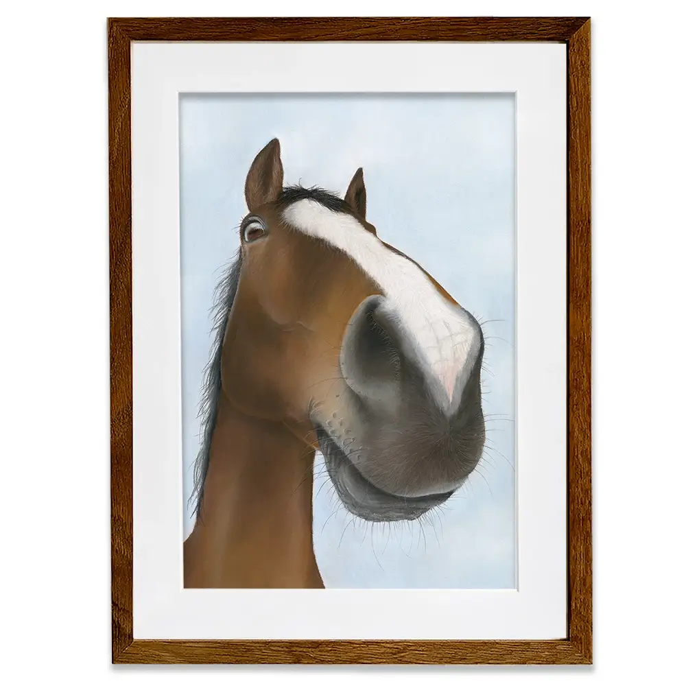 Racehorse Kauto Star Framed Art Print Racehorse Kauto Star Framed Art Print wall art product Georgie Turner