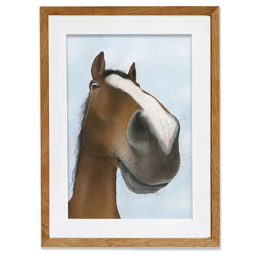 Racehorse Kauto Star Framed Art Print Racehorse Kauto Star Framed Art Print wall art product Georgie Turner