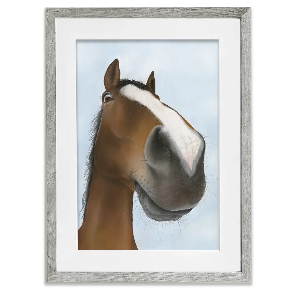 Racehorse Kauto Star Framed Art Print Racehorse Kauto Star Framed Art Print wall art product Georgie Turner