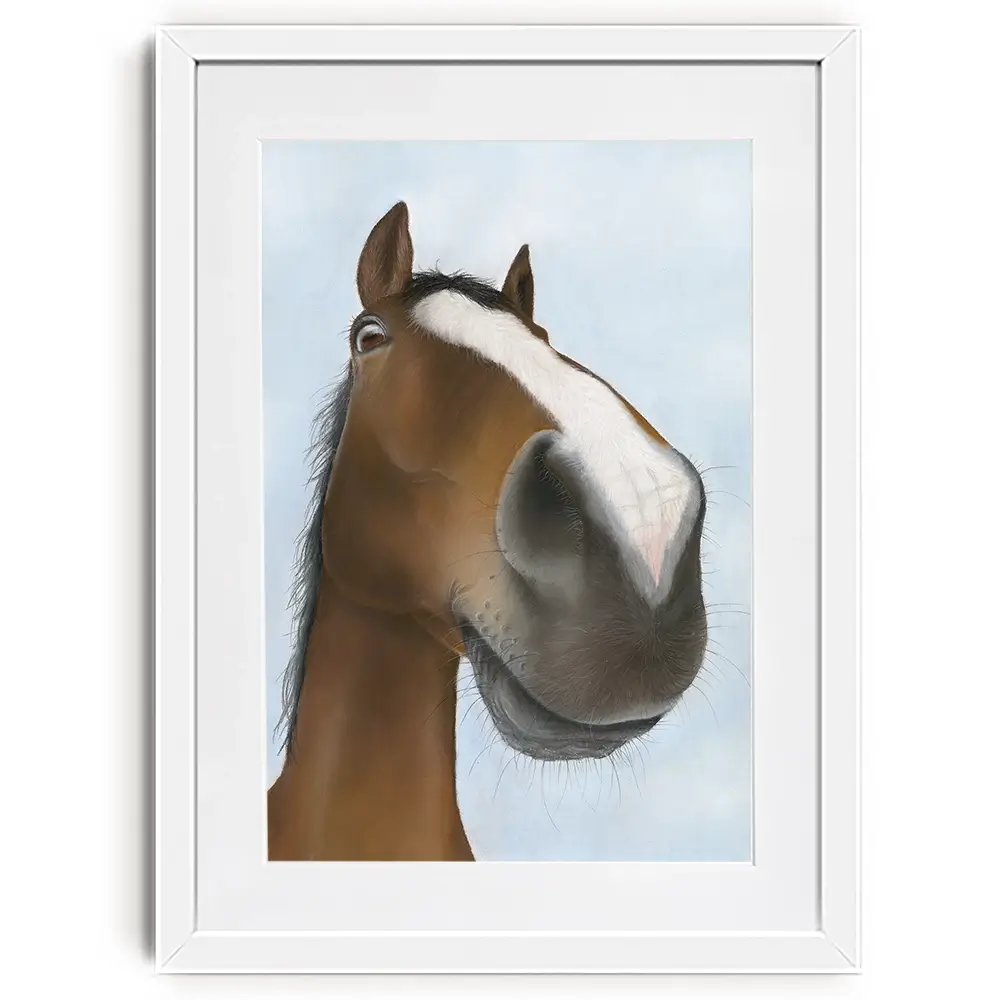 Racehorse Kauto Star Framed Art Print Racehorse Kauto Star Framed Art Print wall art product Georgie Turner
