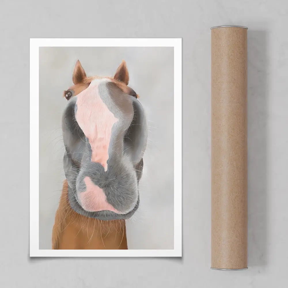Racehorse Native River Art Print Racehorse Native River Art Print wall art product Georgie Turner