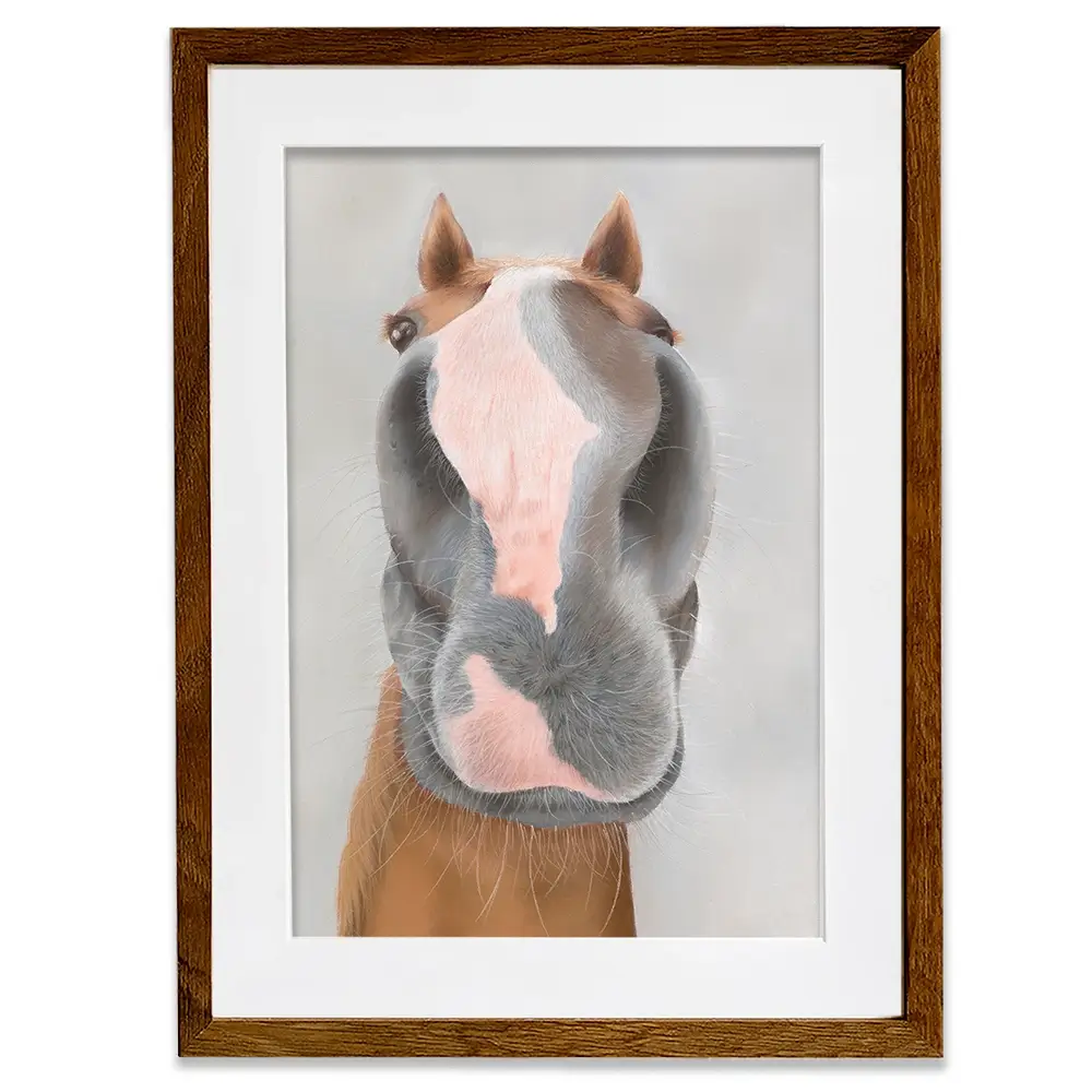 Racehorse Native River Framed Art Print Racehorse Native River Framed Art Print wall art product Georgie Turner