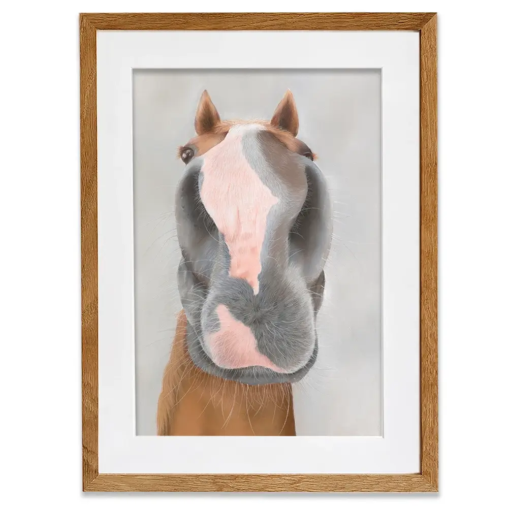 Racehorse Native River Framed Art Print Racehorse Native River Framed Art Print wall art product Georgie Turner