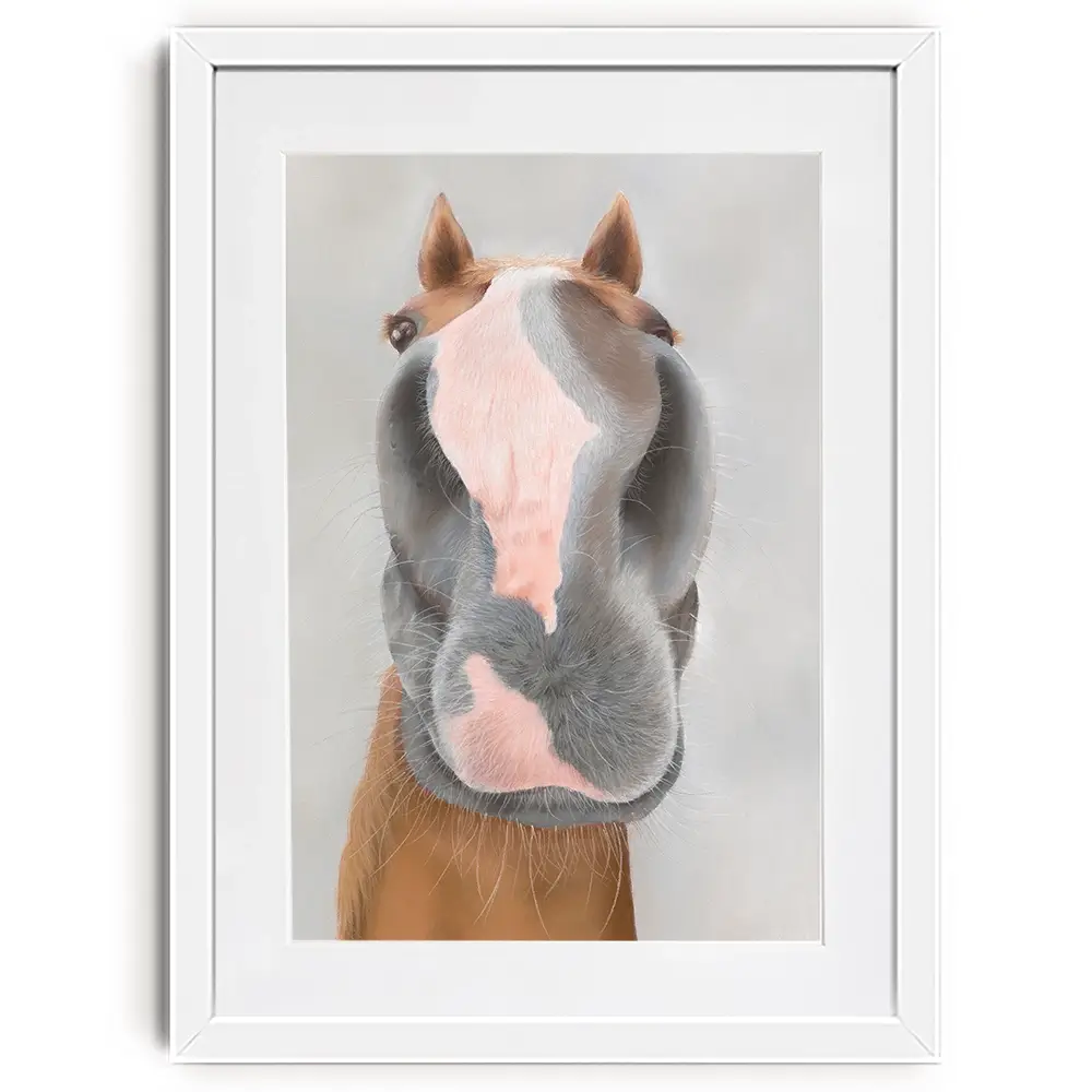 Racehorse Native River Framed Art Print Racehorse Native River Framed Art Print wall art product Georgie Turner