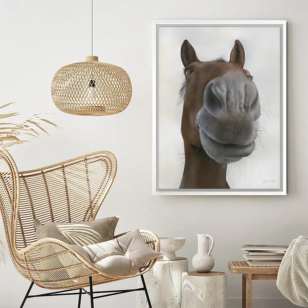 Racehorse Sprinter Sacre Canvas Print Racehorse Sprinter Sacre Canvas Print wall art product Georgie Turner
