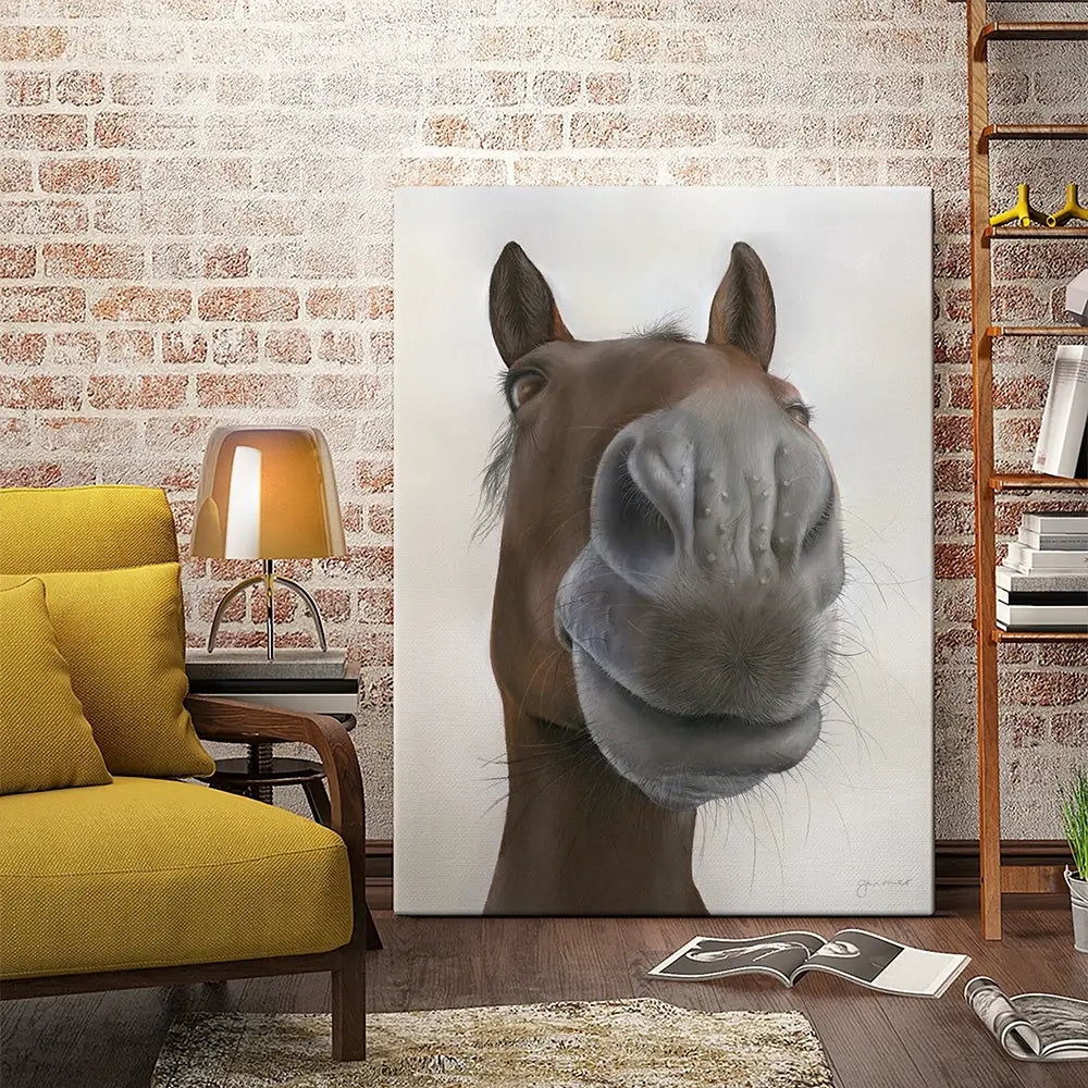 Racehorse Sprinter Sacre Canvas Print Racehorse Sprinter Sacre Canvas Print wall art product Georgie Turner