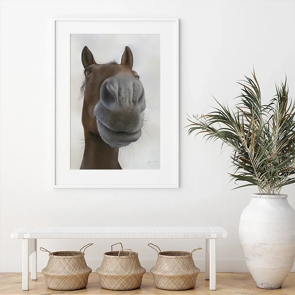 Racehorse Sprinter Sacre Framed Art Print Racehorse Sprinter Sacre Framed Art Print wall art product Georgie Turner