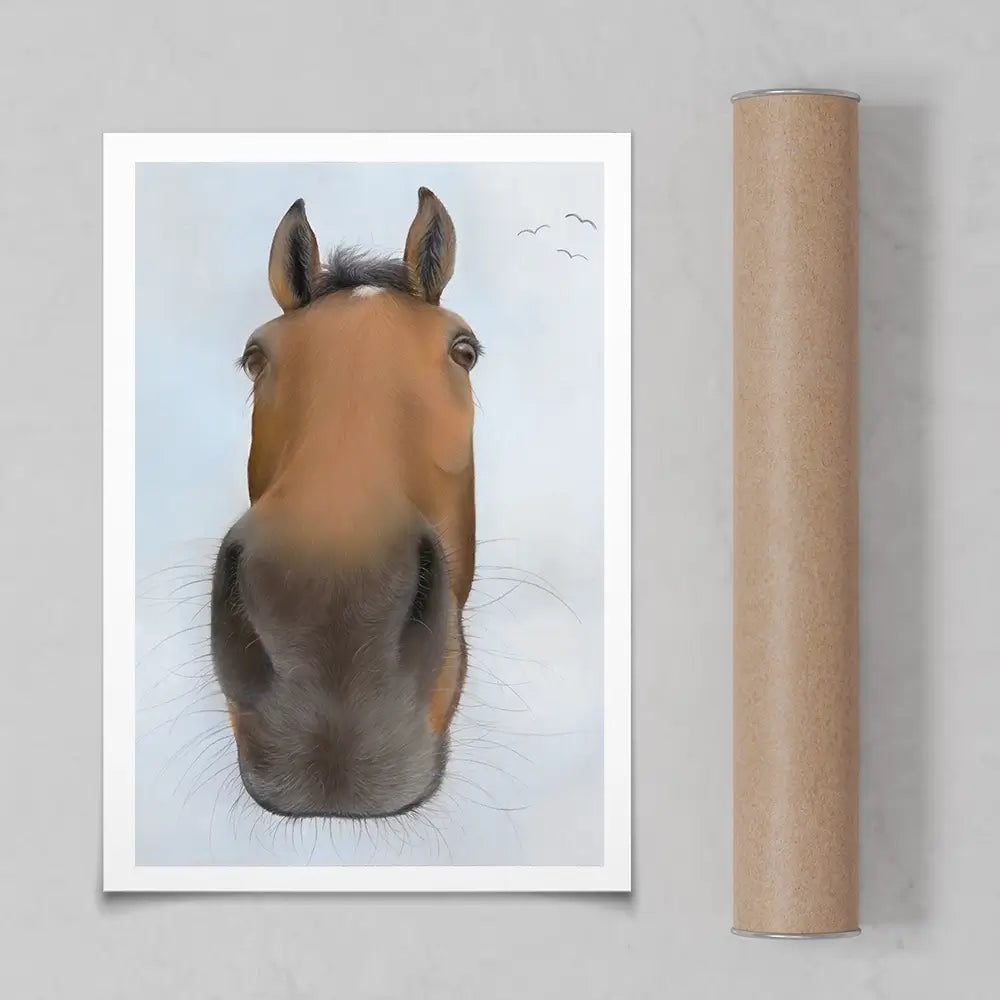 Racehorse Thistlecrack Art Print Racehorse Thistlecrack Art Print wall art product Georgie Turner