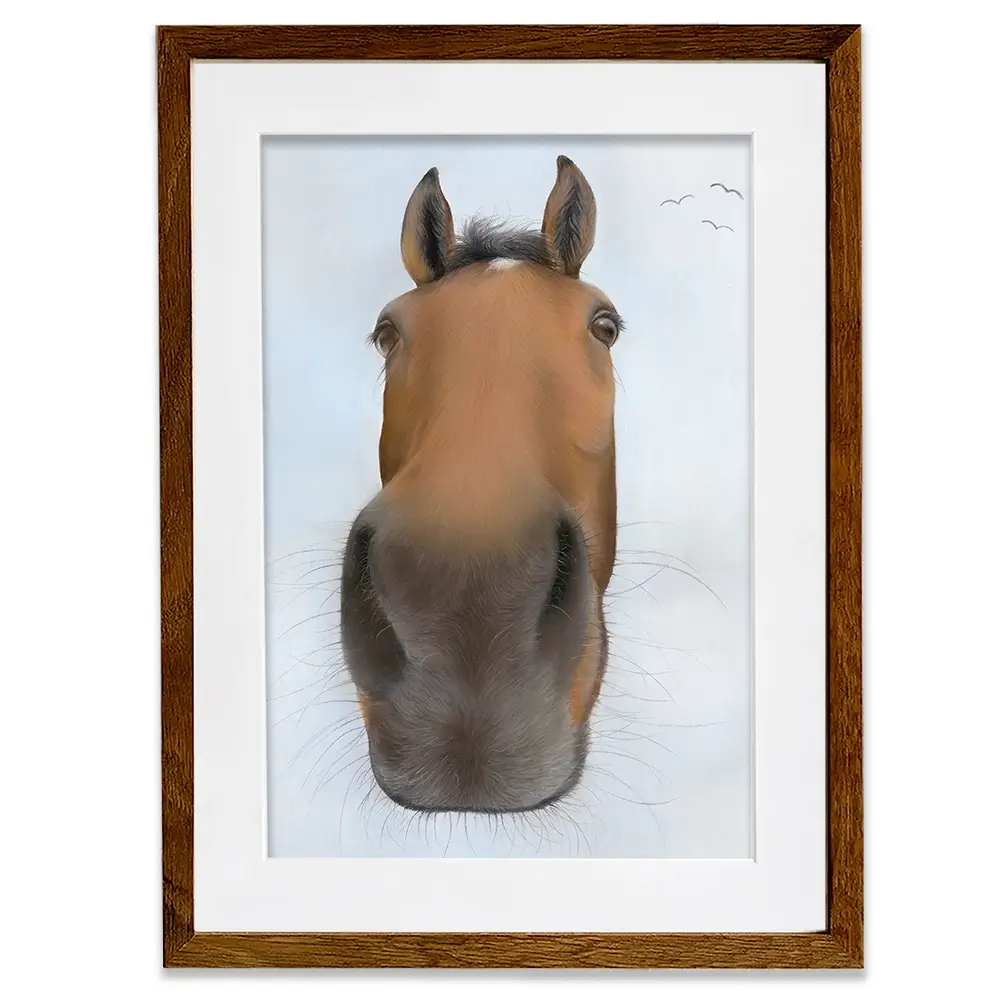 Racehorse Thistlecrack Framed Art Print Racehorse Thistlecrack Framed Art Print wall art product Georgie Turner