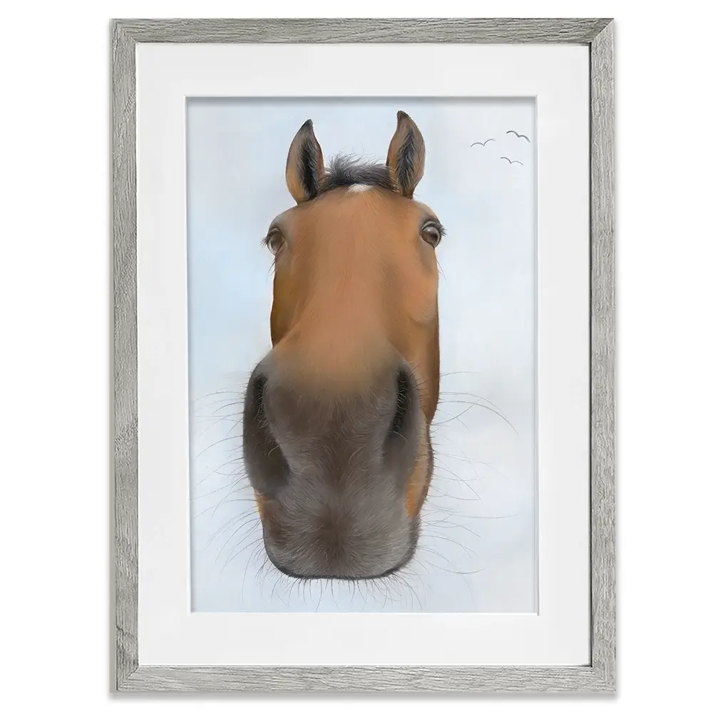 Racehorse Thistlecrack Framed Art Print Racehorse Thistlecrack Framed Art Print wall art product Georgie Turner