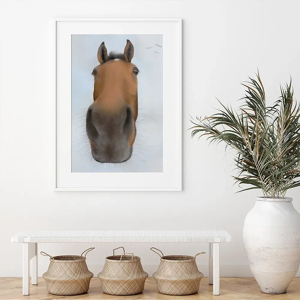 Racehorse Thistlecrack Framed Art Print Racehorse Thistlecrack Framed Art Print wall art product Georgie Turner