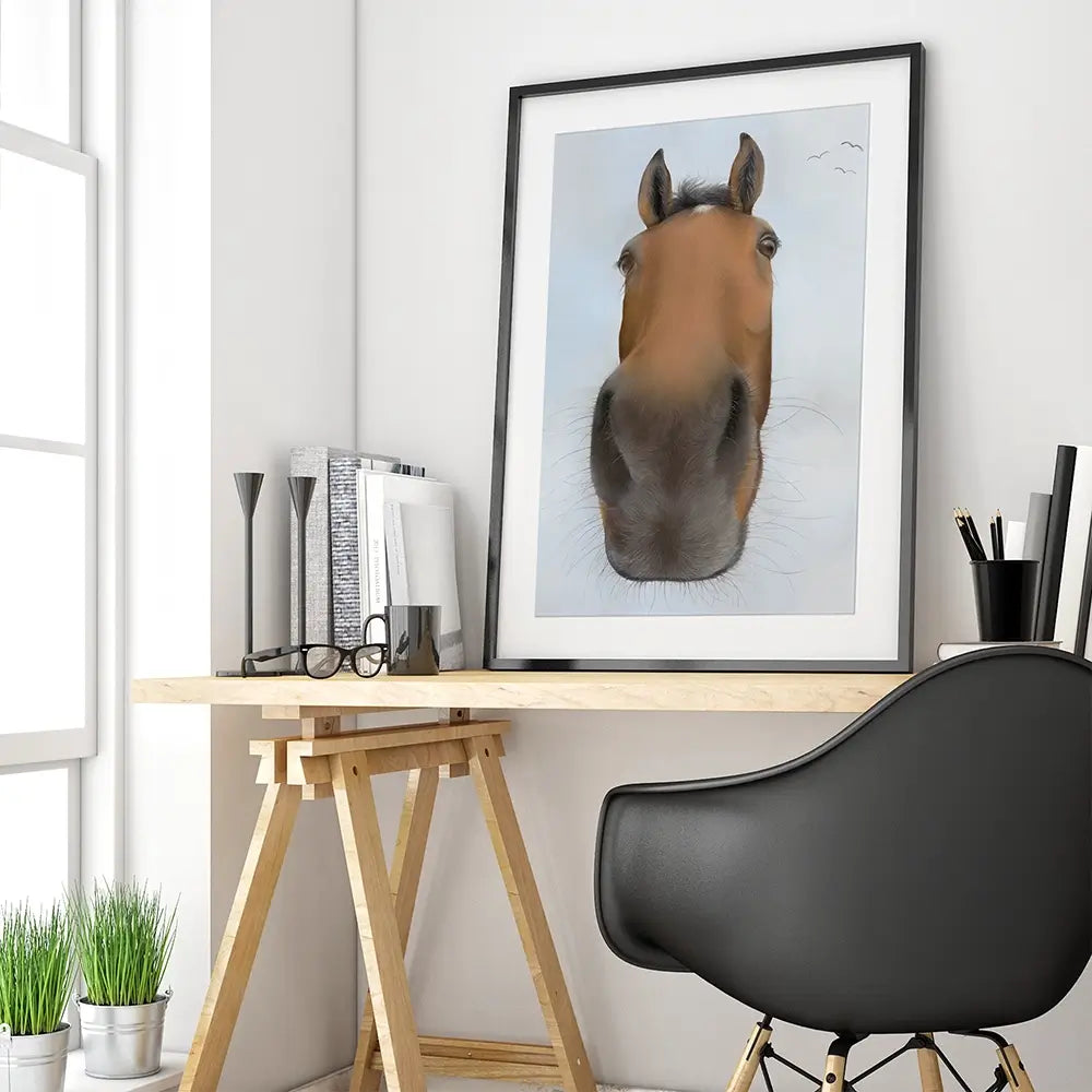 Racehorse Thistlecrack Framed Art Print Racehorse Thistlecrack Framed Art Print wall art product Georgie Turner