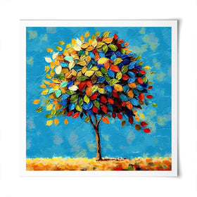 Radiant Growth Square Art Print Radiant Growth Square Art Print wall art product Art Print Shop