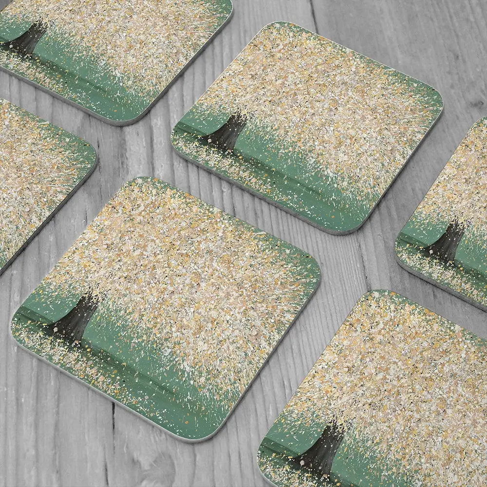 Radiant Love Coaster Set Radiant Love Coaster Set wall art product Art Print Shop