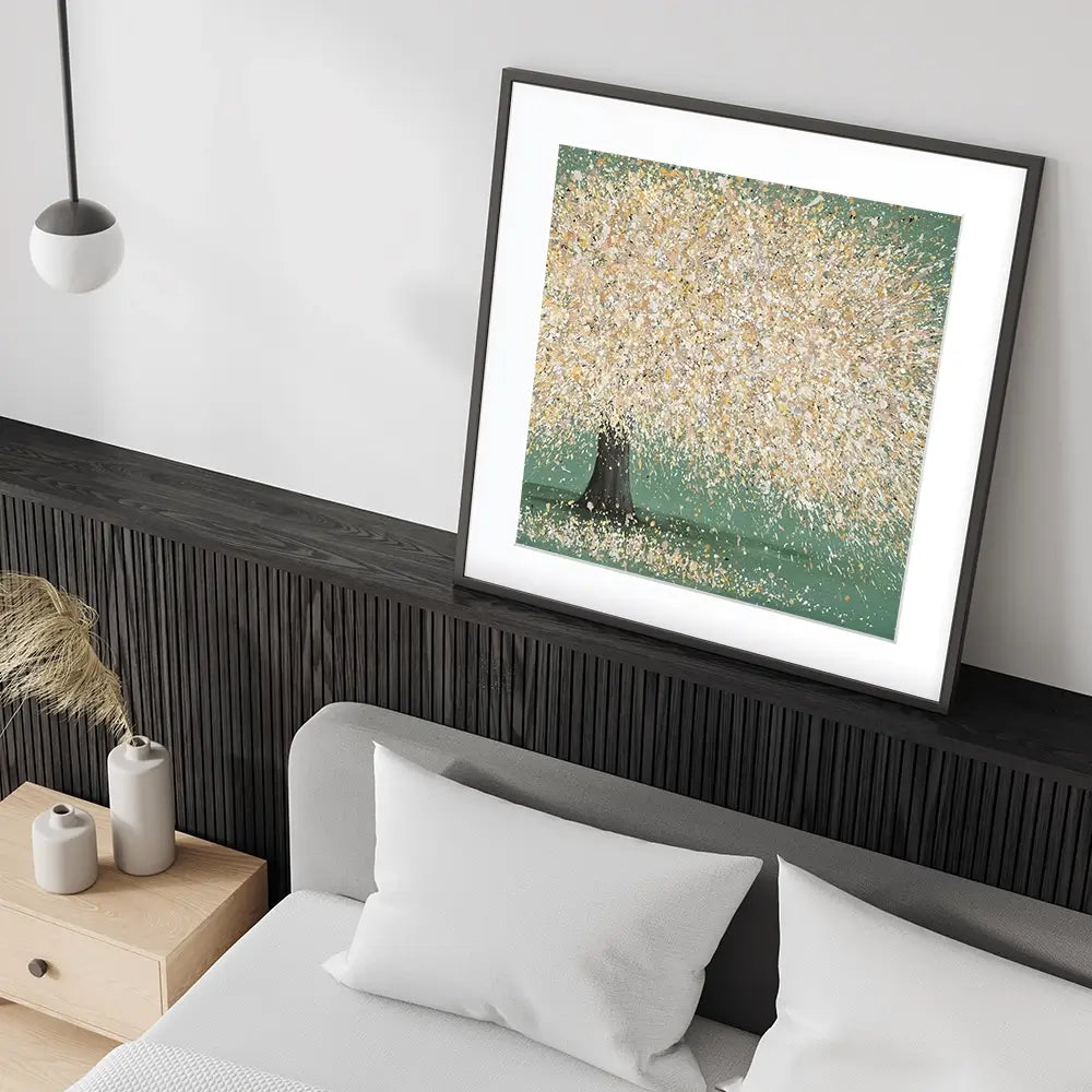 Radiant Love Square Framed Art Print Radiant Love Square Framed Art Print wall art product Art Print Shop