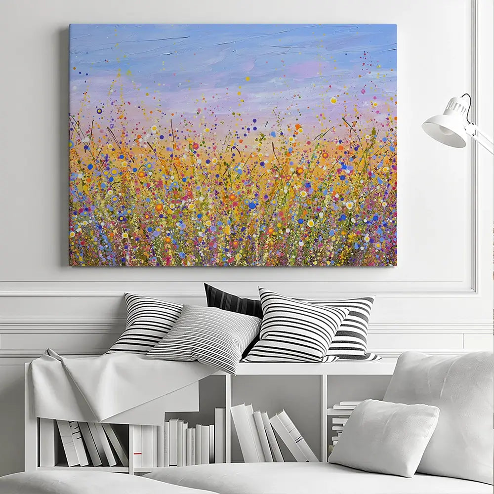 Radiant Meadow Canvas Print Radiant Meadow Canvas Print wall art product Olga Tkachyk