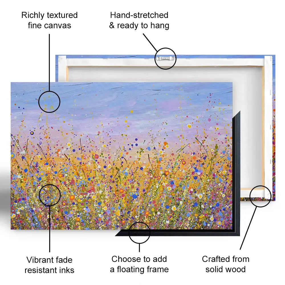 Radiant Meadow Oversized Canvas Print Radiant Meadow Oversized Canvas Print wall art product Olga Tkachyk