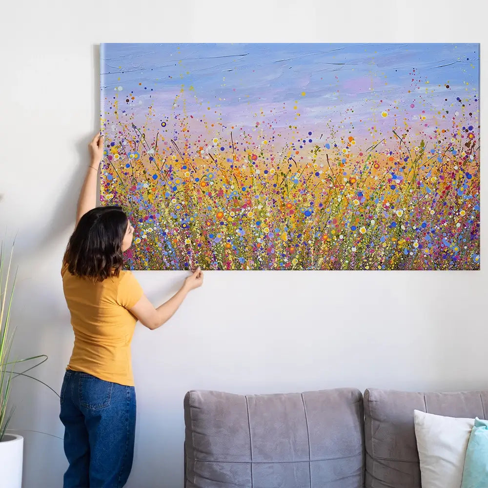 Radiant Meadow Oversized Canvas Print Radiant Meadow Oversized Canvas Print wall art product Olga Tkachyk