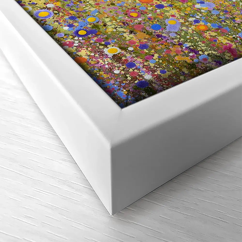 Radiant Meadow Square Canvas Print Radiant Meadow Square Canvas Print wall art product Olga Tkachyk