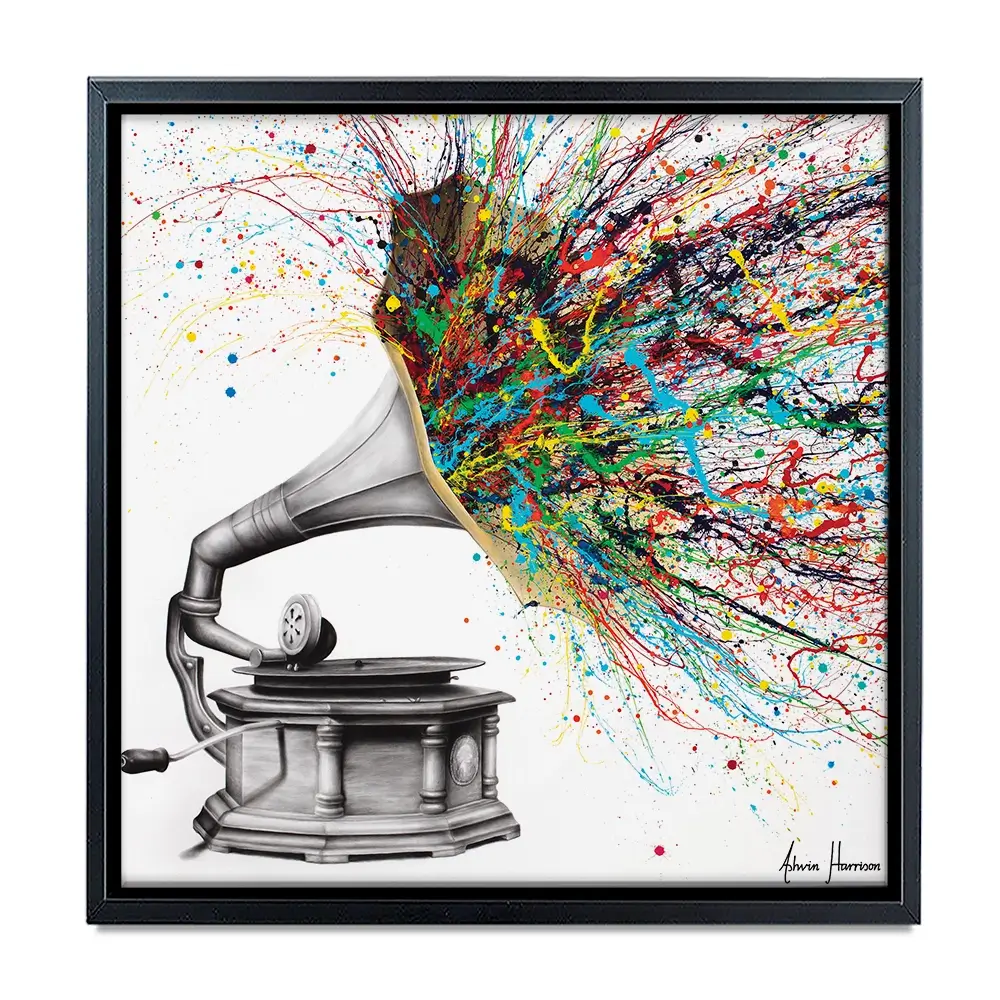 Radical Rhapsody Square Canvas Print Radical Rhapsody Square Canvas Print wall art product Ashvin Harrison