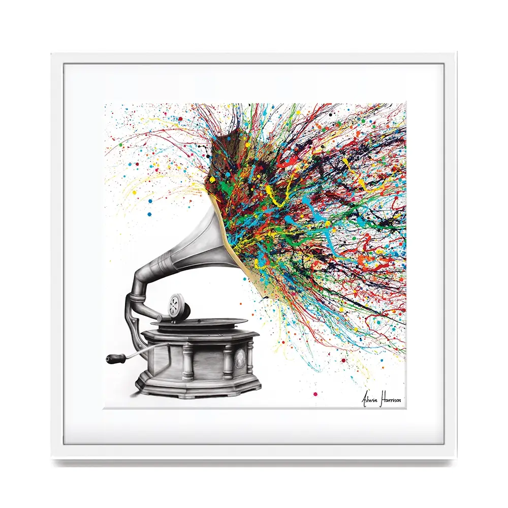 Radical Rhapsody Square Framed Art Print Radical Rhapsody Square Framed Art Print wall art product Ashvin Harrison