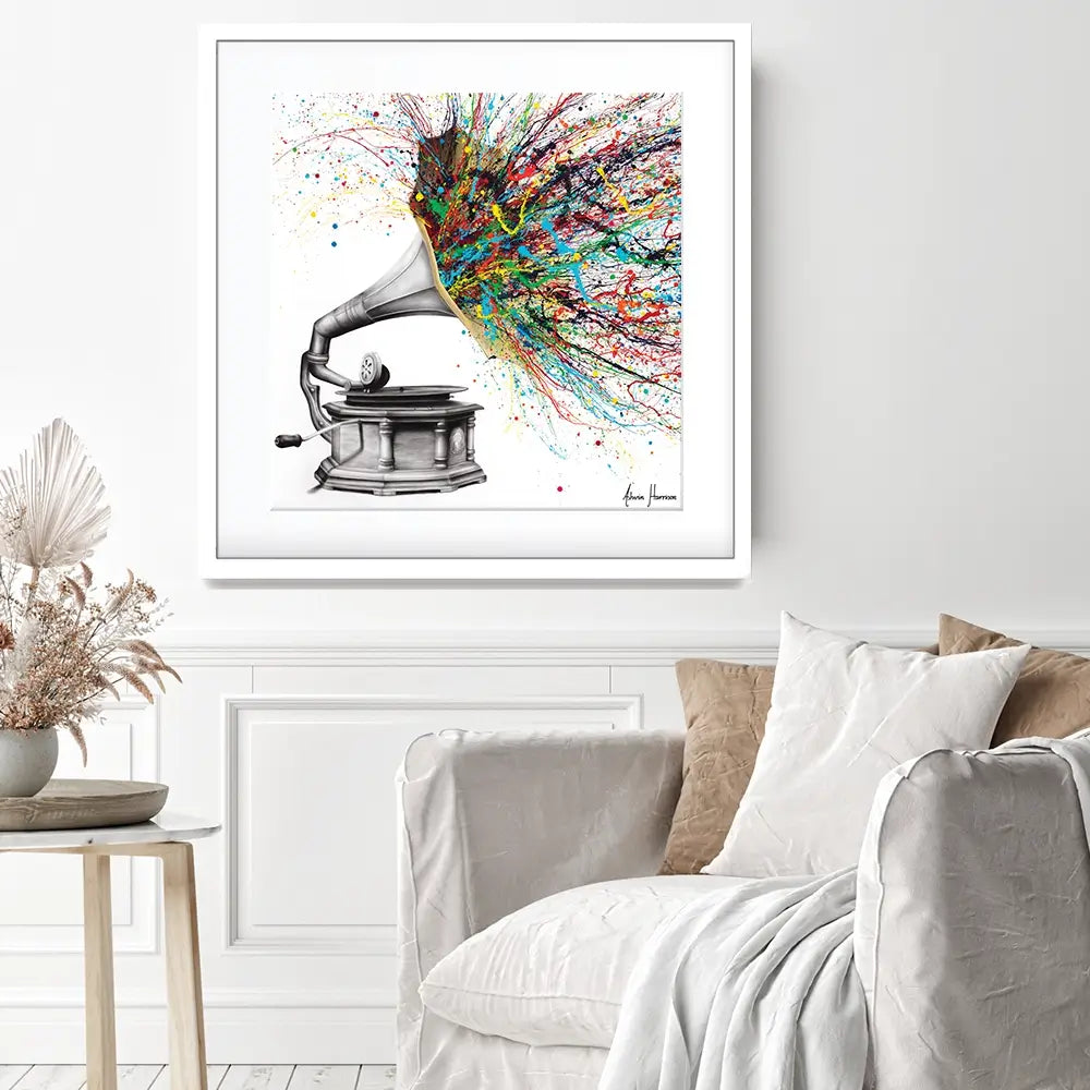 Radical Rhapsody Square Framed Art Print Radical Rhapsody Square Framed Art Print wall art product Ashvin Harrison