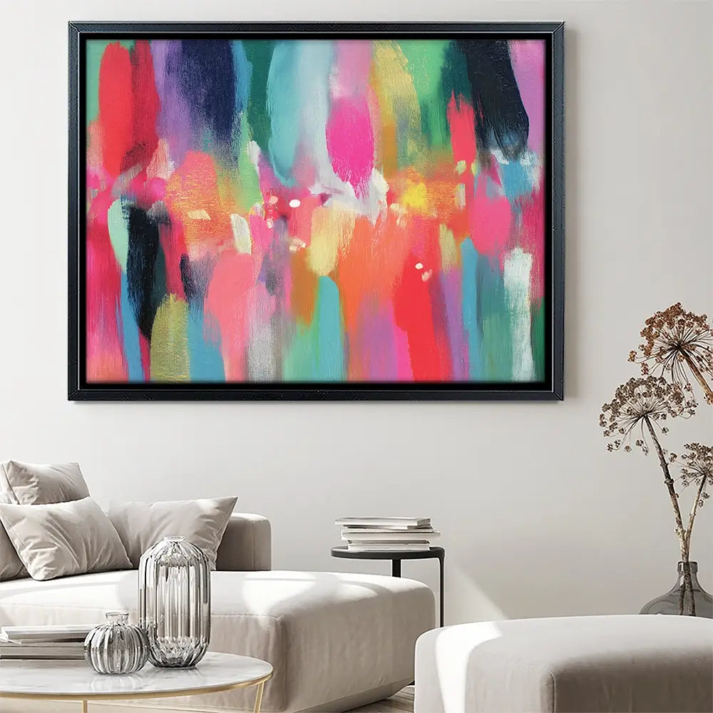 Rain Curtain Canvas Print Rain Curtain Canvas Print wall art product Chromatic Storm Studio