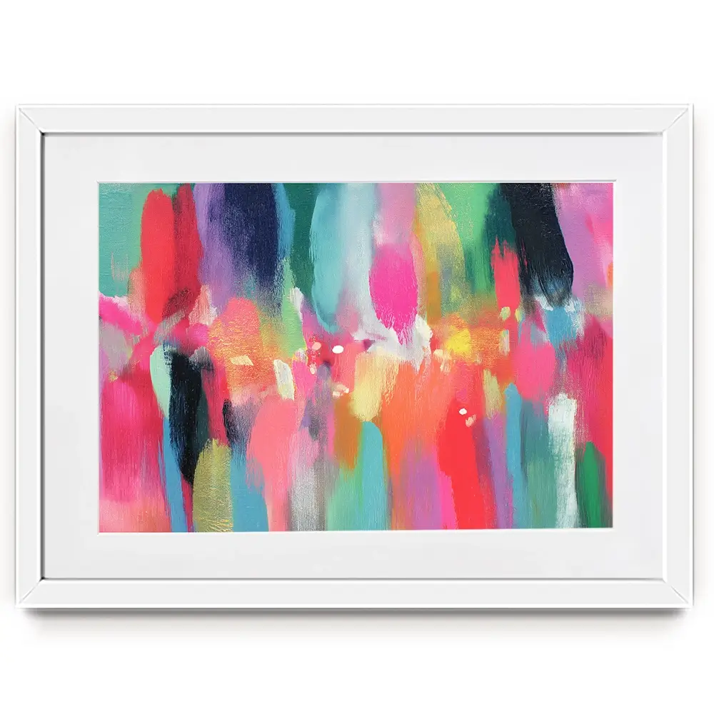 Rain Curtain Framed Art Print Rain Curtain Framed Art Print wall art product Chromatic Storm Studio