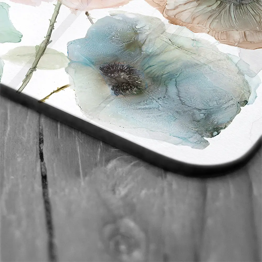 Rain Drenched Poppies Coaster Set Rain Drenched Poppies Coaster Set wall art product Carol Robinson