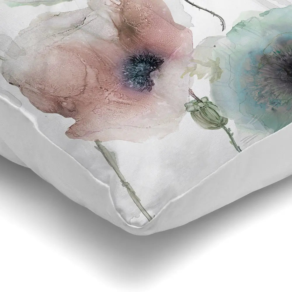 Rain Drenched Poppies Cushion Rain Drenched Poppies Cushion wall art product Carol Robinson