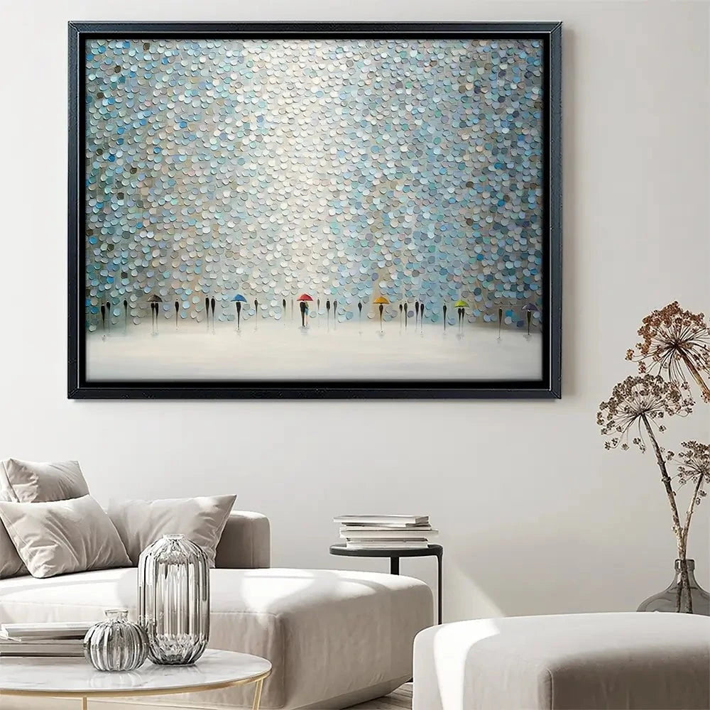 Rain Symphony Canvas Print Rain Symphony Canvas Print wall art product Ekaterina Ermilkina