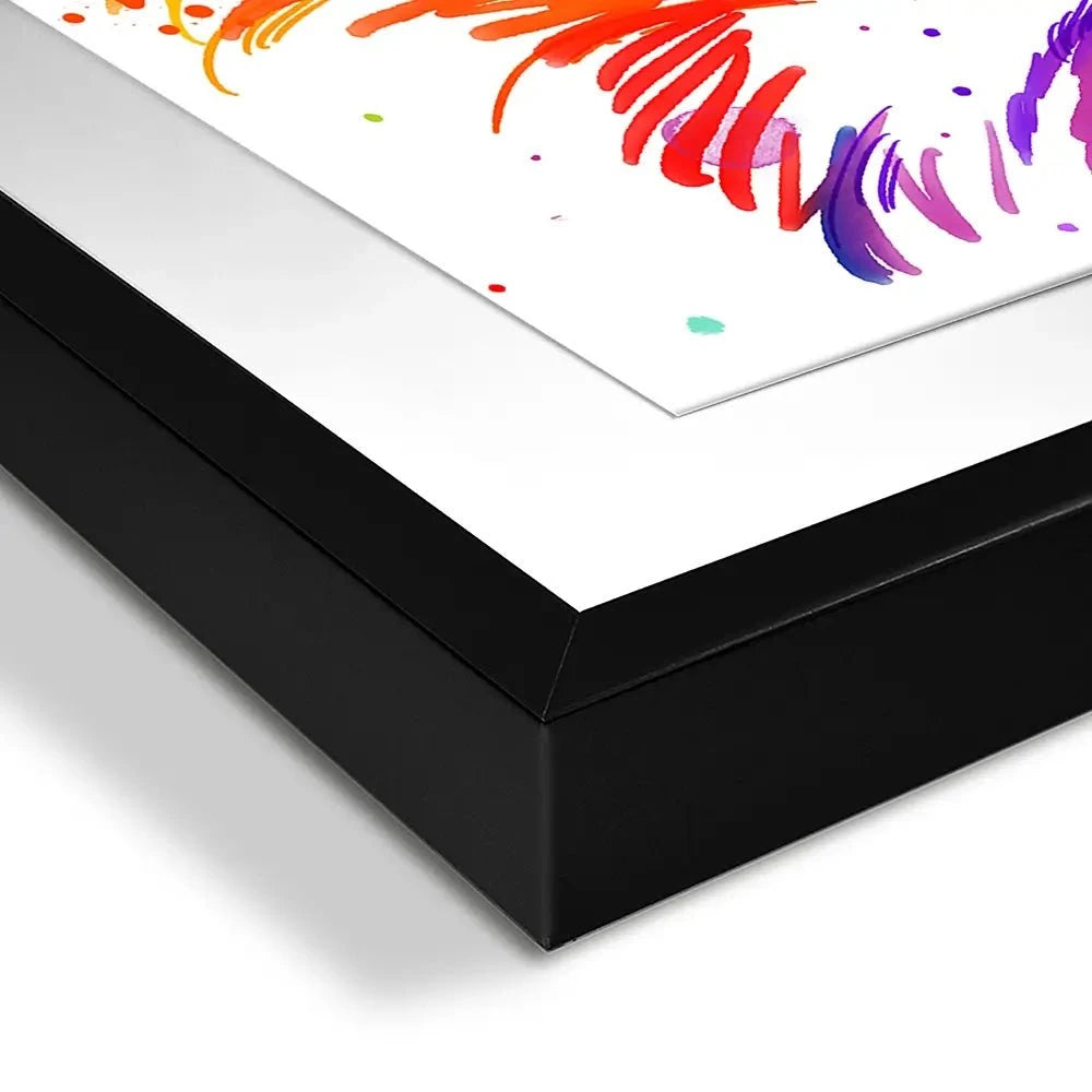 Rainbow Cat Framed Art Print Rainbow Cat Framed Art Print wall art product AnSuArt / Shutterstock