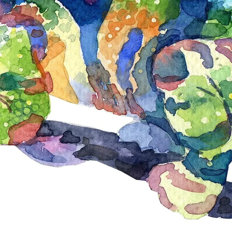 Rainbow Chameleon Art Print Rainbow Chameleon Art Print wall art product Anna Bond Art / Shutterstock