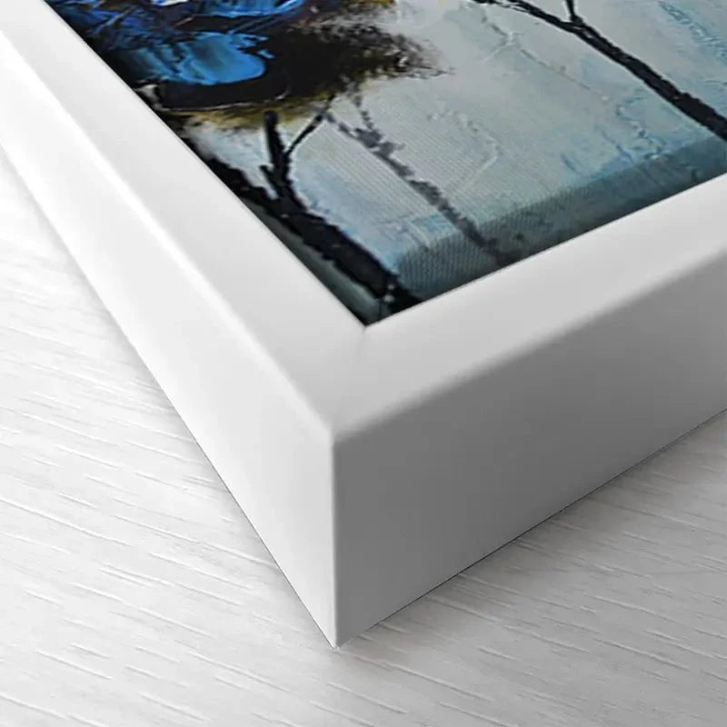 Rainbow Line Of Trees Canvas Print Rainbow Line Of Trees Canvas Print wall art product CHENYU ARTS / Shutterstock