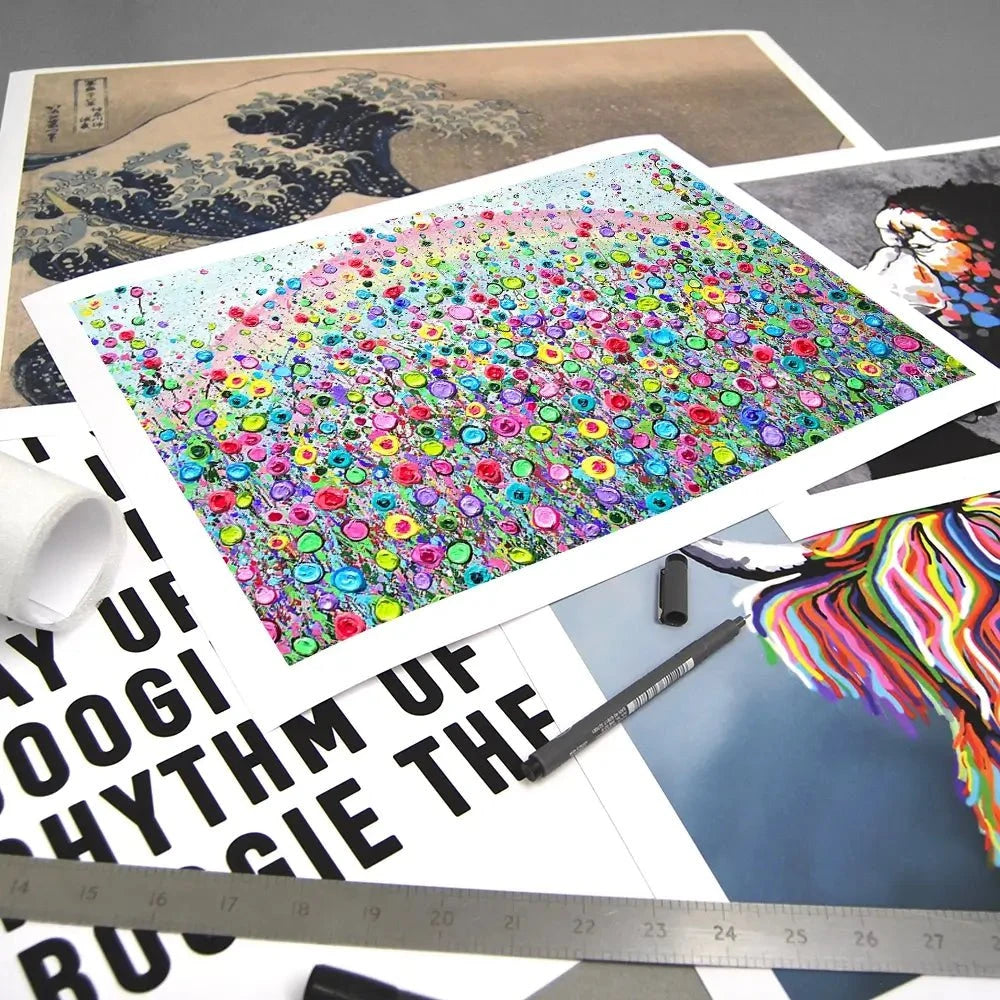 Rainbow Of Love Art Print Rainbow Of Love Art Print wall art product Jo Gough