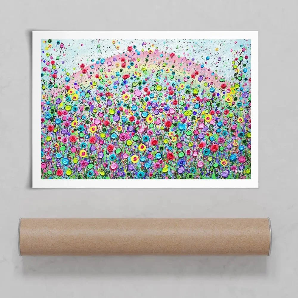 Rainbow Of Love Art Print Rainbow Of Love Art Print wall art product Jo Gough