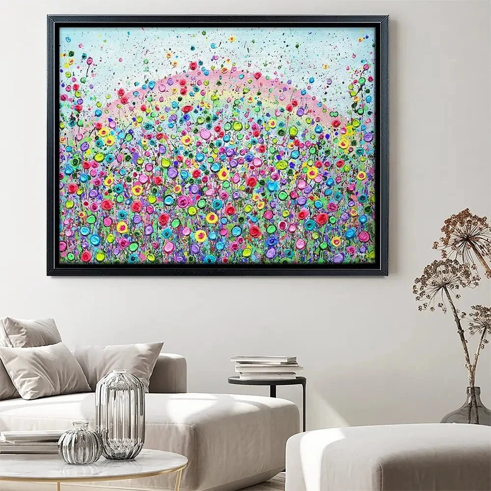 Rainbow Of Love Canvas Print Rainbow Of Love Canvas Print wall art product Jo Gough