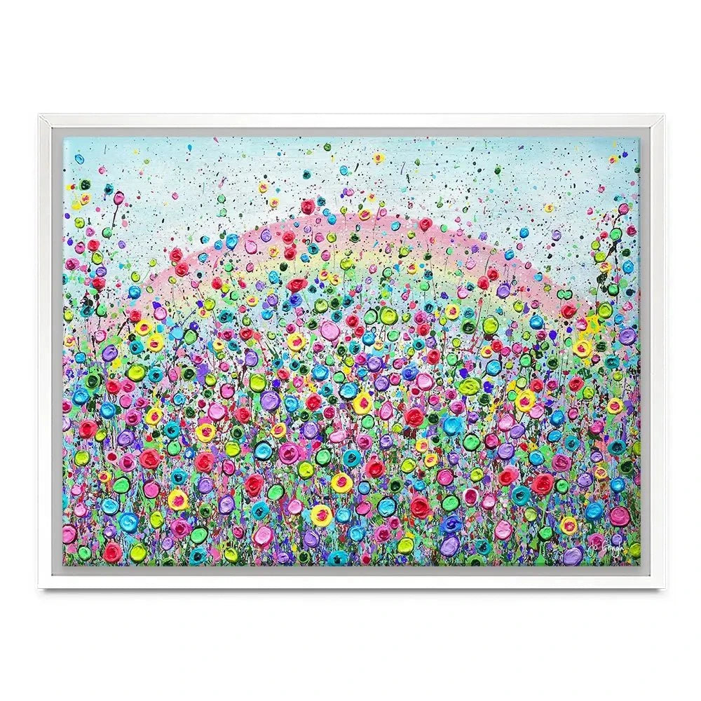 Rainbow Of Love Canvas Print Rainbow Of Love Canvas Print wall art product Jo Gough