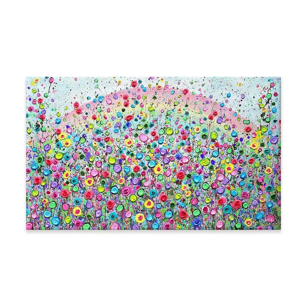 Rainbow Of Love Canvas Print Rainbow Of Love Canvas Print wall art product Jo Gough