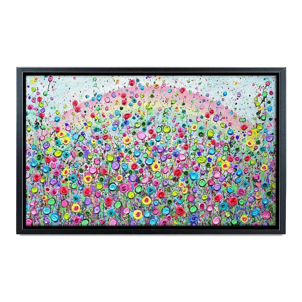 Rainbow Of Love Canvas Print Rainbow Of Love Canvas Print wall art product Jo Gough