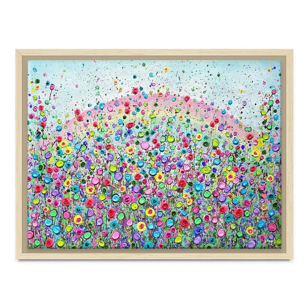 Rainbow Of Love Canvas Print Rainbow Of Love Canvas Print wall art product Jo Gough