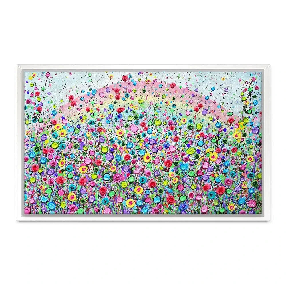 Rainbow Of Love Canvas Print Rainbow Of Love Canvas Print wall art product Jo Gough