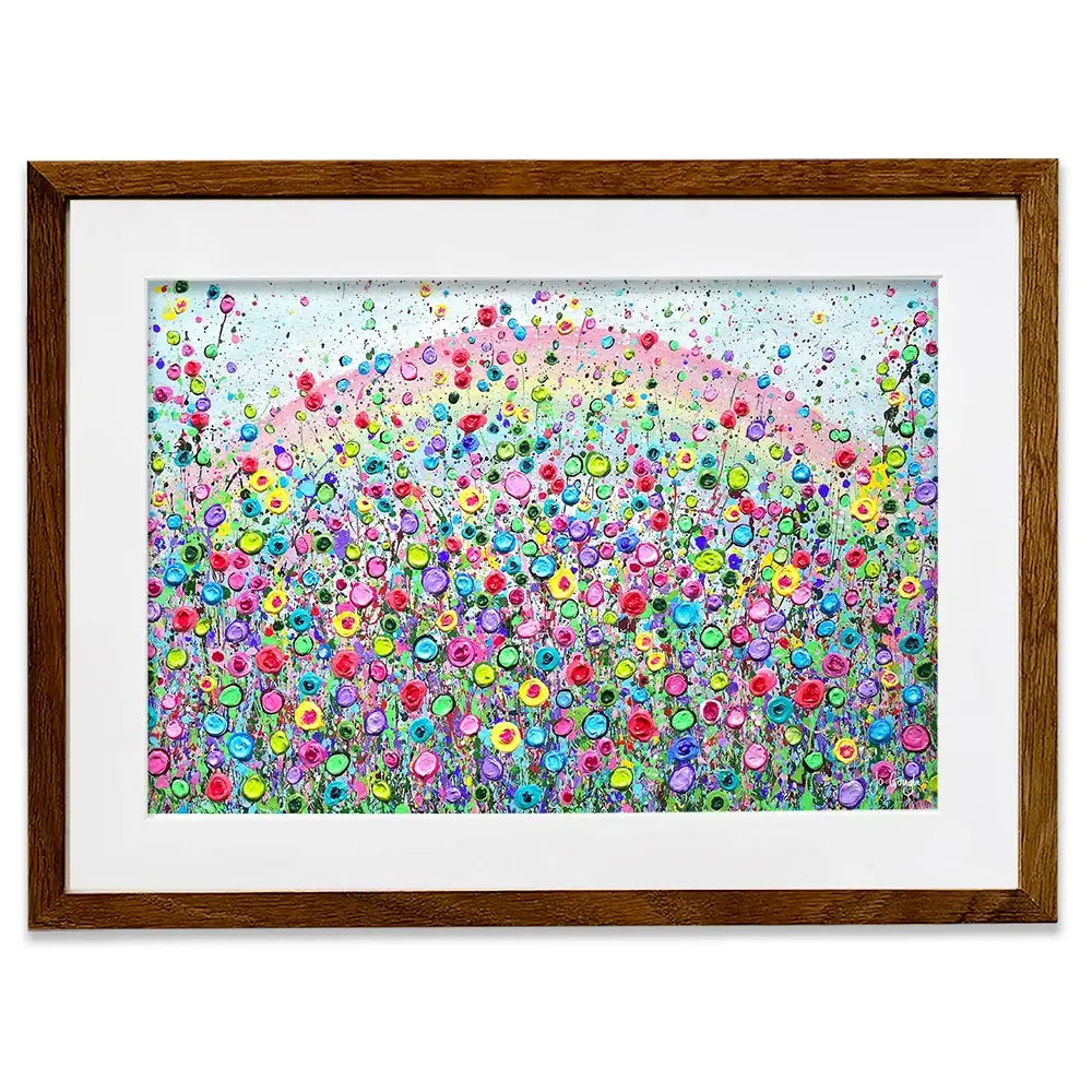Rainbow Of Love Framed Art Print Rainbow Of Love Framed Art Print wall art product Jo Gough