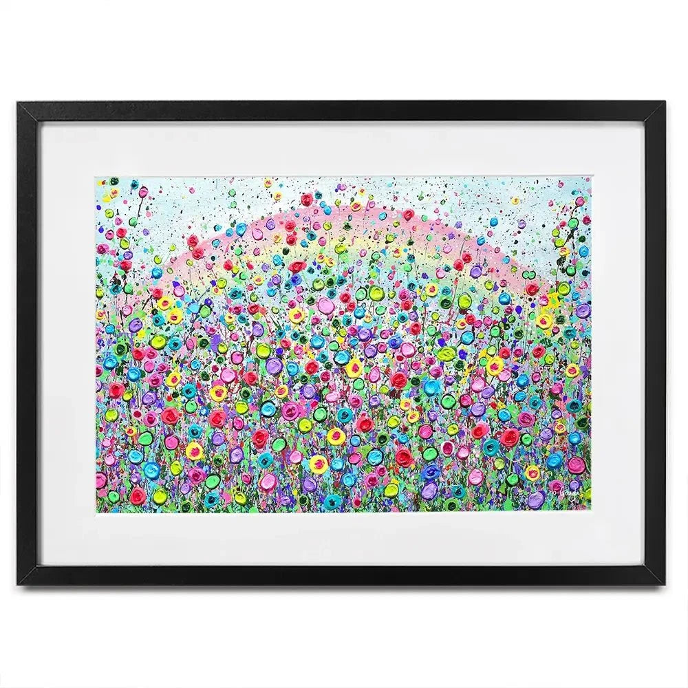 Rainbow Of Love Framed Art Print Rainbow Of Love Framed Art Print wall art product Jo Gough