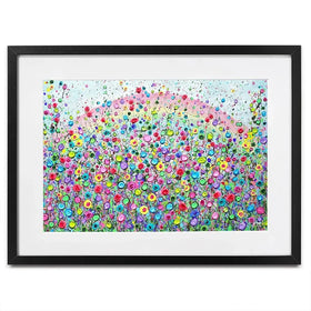 Rainbow Of Love Framed Art Print Rainbow Of Love Framed Art Print wall art product Jo Gough
